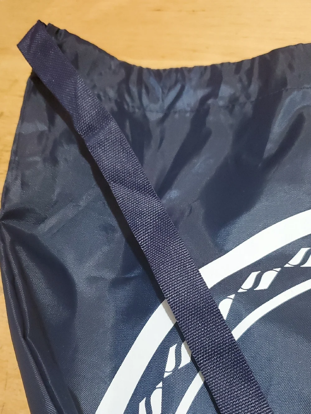 Skechers Navy and White Logo Drawstring Backpack